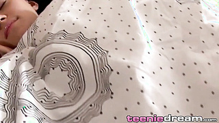 Slutty teen fucked doggy style and missionary really hard