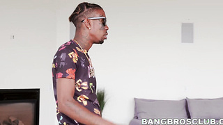 Cute redhead Jenna Foxx fucked hard missionary by hard BBC