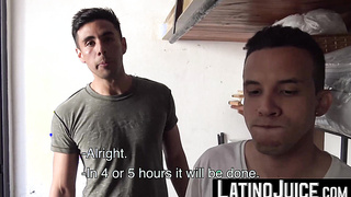 Latin cuties Franco and Jota uses their thick long tools to satisfy their horny bodies