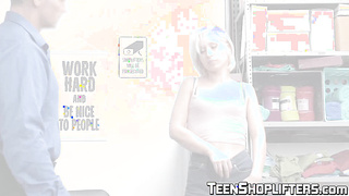 Blonde teen Goldie Glock hardcore anal doggystyle pounding