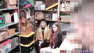 MILF thief Erica Lauren busted and fucked with stepdaughter