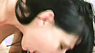 Sexy wife takes a cock doggy style ends with facial