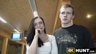 Angelic young babe paid to get banged for cuckold to see