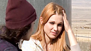 Outdoor scissoring with Jayme Langford and her dyke babe