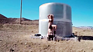 Outdoor scissoring with Jayme Langford and her dyke babe