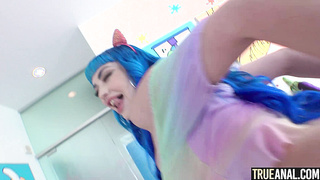 TRUE ANAL Jewelz Blu's backdoor needs