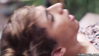 Foxy Alex fucks his boyfriend Tony Genius under the sun