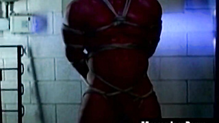 MuscleJockBound.com - BDSM whipping session for an incredibly buff hunk in a dark and erotic dungeon