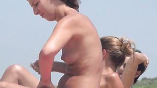 Beach German Sisters Topless Voyeur Incredible