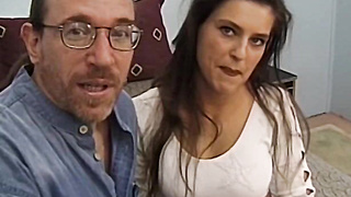 Young couples hot orgy with mature cock ends with cum facial