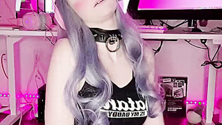 Exposed OnlyFans - Naughty Gamer Girl Amber Kawaii Creampies Her Pussy Solo