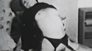 Classic porn video of couple having hardcore sex