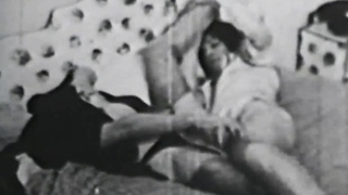 Classic porn video of couple having hardcore sex