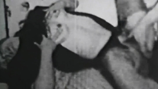 Classic porn video of couple having hardcore sex