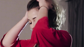 Classy dykes Dani Daniels and Raven Rockette lick each other