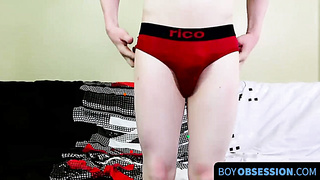 BoyObsession.com - Taylor Tyce's naked cock in his ass after interview fun