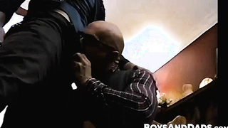 Bald and sexy Adam Snow deepthroats me before a vigorous ass ramming