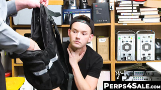 Attractive hunk cop and short twink thief erotic fucking 2