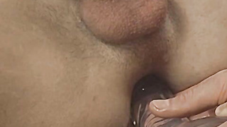 Tattooed twink KC Williams swallows throbbing cock in shower