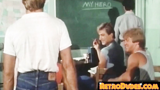 RetroDudes.com - Vintage gay studs bareback fuck until hot cum erupts