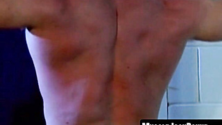 MuscleJockBound.com - Hunk with bound blue balls endures intense and erotic BDSM domination