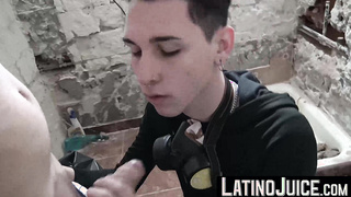 Charming twink Lucas Andrade hammered in his tasty ass for cash