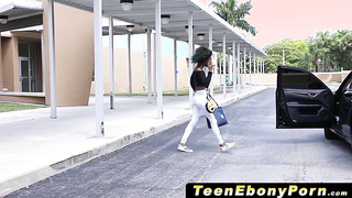 TeenEbonyPorn.com - Black teen Kendall Woods gets wild with Riley King