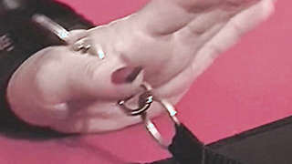 Lesbians take turns being tied and fucked using sex toys