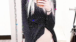 Exclusive Leaked OF - Amber Kawaii Is Such A Nympho As She Pussy Plays In The Changing Room