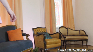 Sexy lingerie dyke moans from pleasure while pussy licked