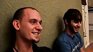 FuckingStraightBoys.com - Kinky slut bangs with eager fuck buddies in mmf threesome