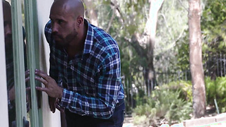 Hot Nina being [censored] punished in her hous by intruder