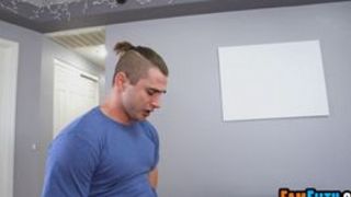 Enormous COUGAR luvs salami