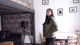 GERMAN SCOUT - MEGA BRA-STUFFERS TEENIE CHLOE CONVERSE TO BOINK AT AUDITION