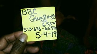 FIRST-TIMER WONDROUS HONEY GUZZLE ALL OF OUR BIG BLACK COCK JIZZ HOMEMADE BLACKED CUM-SHOT POINT OF VIEW