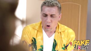 Faux Hostel Sweat-Soaked steamy jamboree dolls turn on landlord