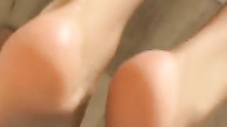 POINT OF VIEW Homemade: School Latina Teenage Taunts her Feet just four Me!