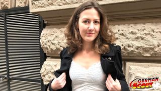 GERMAN SCOUT - School Nubile Alessandra get Plumb at Audition