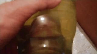 Test of Homemade Gelatin Silicone Cunt