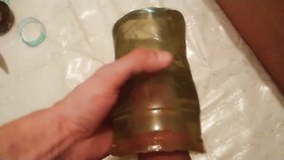 Test of Homemade Gelatin Silicone Cunt