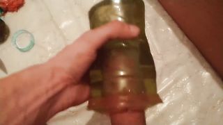 Test of Homemade Gelatin Silicone Cunt