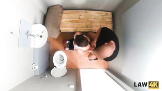 LAW4k. Brown-Haired Sofia Lee used to steal crotch in the park