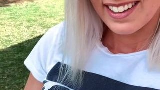 WTF downright ultra-kinky! Privately tugging in the garden