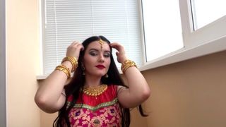 Indian Desi Bhabhi Alyssa Quinn gets Ravage & Drinks Phat Jizz(Hindi Audio)