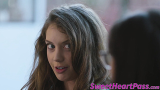 Good looking dykes have a passionate lovemaking session