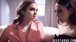 Sabina Rouge slowly seduces friend Mary Moody for taboo time