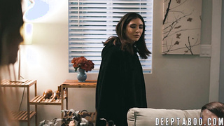 Forbidden threesome for Sabina Rouge and friend Mary Moody