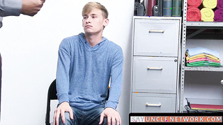 SayUncleNetwork.com - Blonde jock's ass claimed doggystyle by a BBC police officer