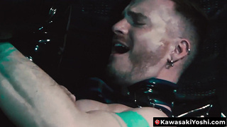 KawasakiYoshi.com - Mutual fisting action with cock hungry sluts Axel [censored] and Yoshi Kawasaki