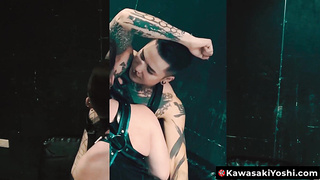 KawasakiYoshi.com - Mutual fisting action with cock hungry sluts Axel [censored] and Yoshi Kawasaki